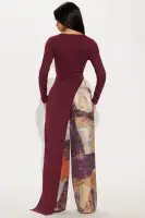 Causal Statement Ribbed Top(Wine,XS)