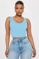 Celeste Ribbed Seamless Tank