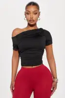 Before I Go Off Shoulder Top
