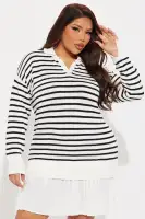 Always A Pleasure Striped Mini Dress(Ivory/combo,XS)