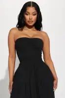 Almafi Coast Maxi Dress(Black,XS)