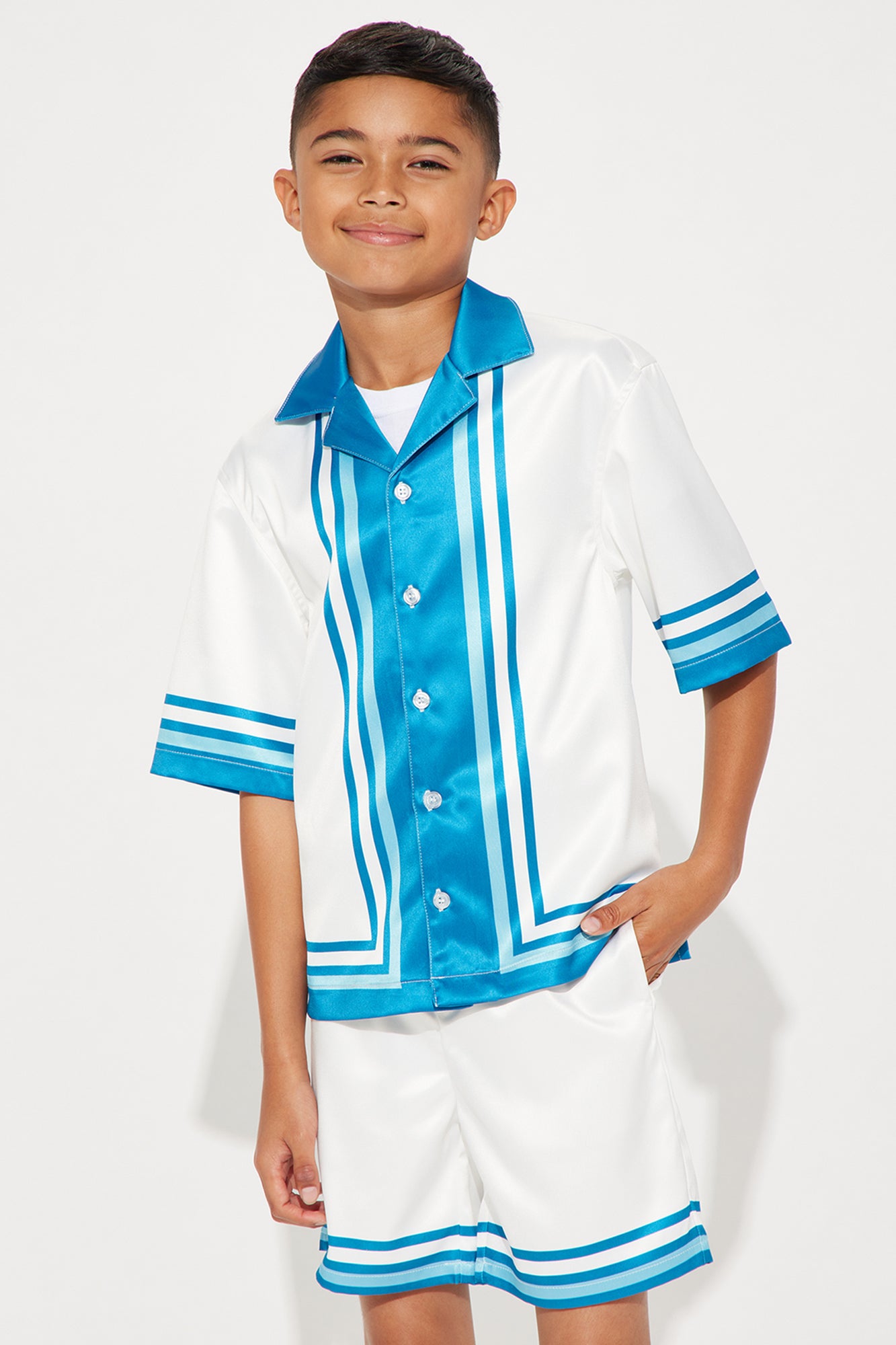 Mini Edgar Printed Stripes Shirt
