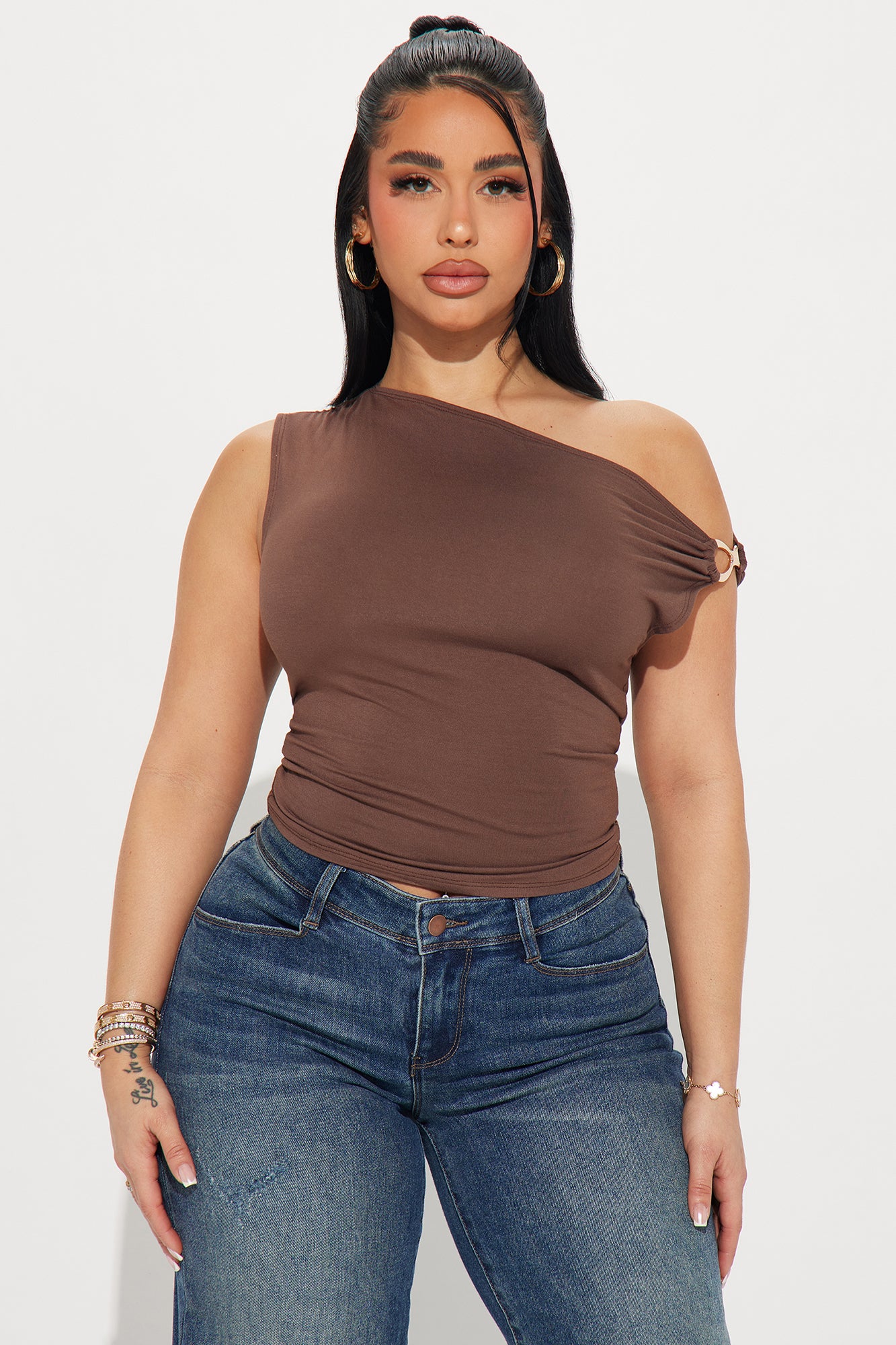 A Sure Thing One Shoulder Top