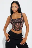 Catch Me Mesh Corset Top