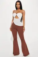 Blaire Lace Trim Cami Top(Ivory,XS)