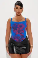 Capri Mesh Corset Top