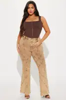 Belle Corset Top(Brown,XS)