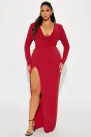 Always Winning Maxi Dress(Red,XS)