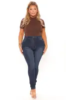 Basic Mock Neck Bodysuit(Chocolate,S)
