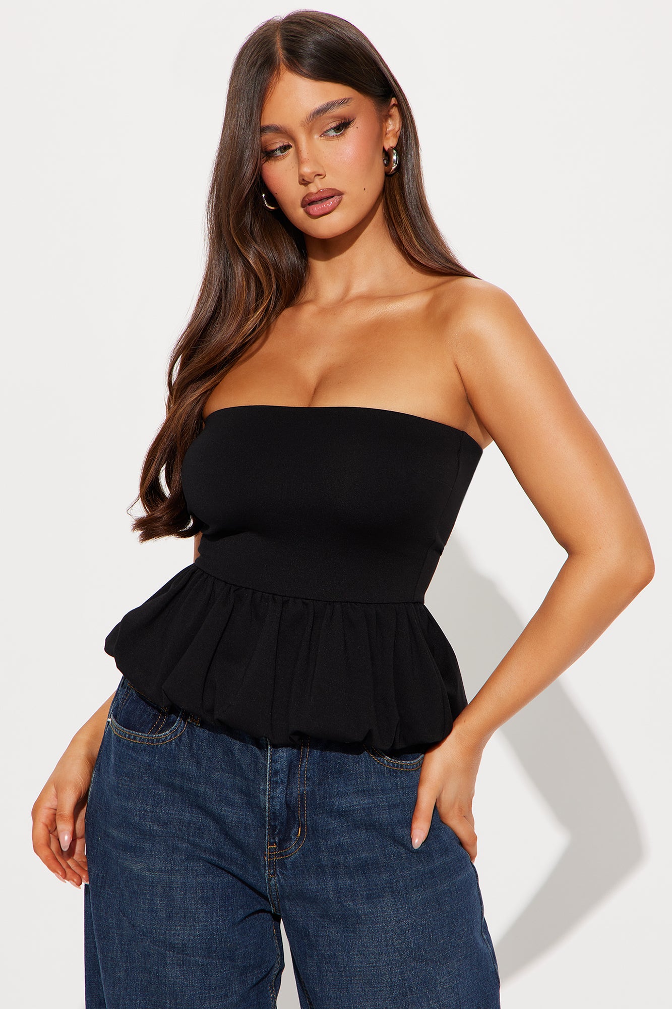 Addison Bubble Hem Top