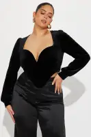 Bad Romance Velvet Top(Black,XS)