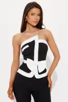 Brigitte Bow Tube Top