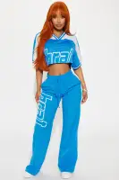 Bratty Jersey Top(Blue,S)