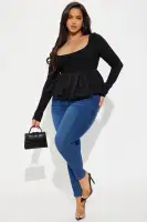 Ballerina Bubble Top(Black,XS)