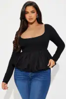 Ballerina Bubble Top(Black,XS)