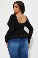 Ballerina Bubble Top(Black,XS)